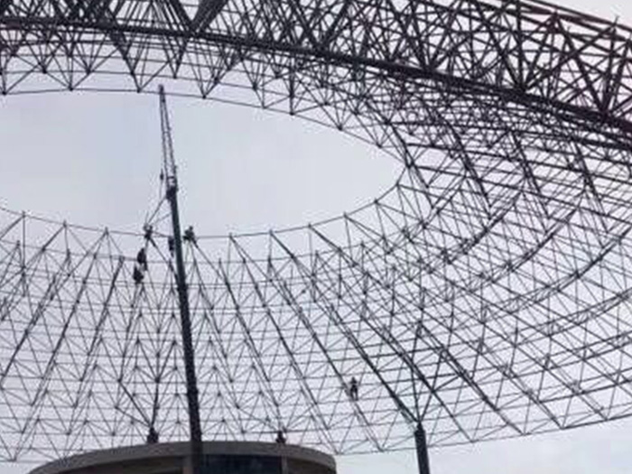 吴忠篮球馆球形网架厂家价格